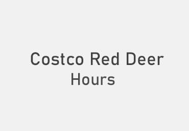 costco hours red deer