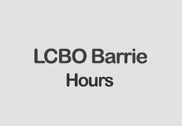 lcbo hours barrie