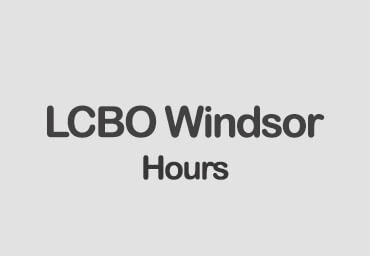 lcbo hours windsor