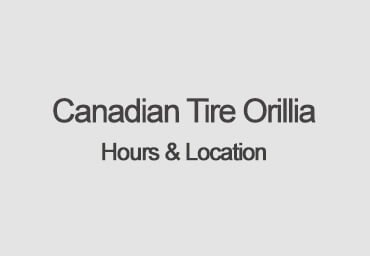 canadian tire orillia