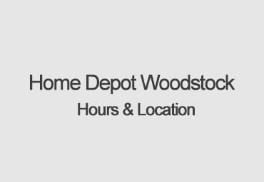 home depot woodstock