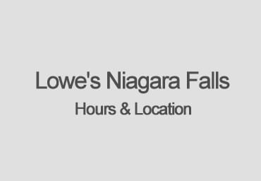 lowes niagara falls