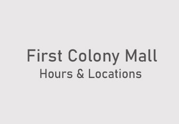 first colony mall hours