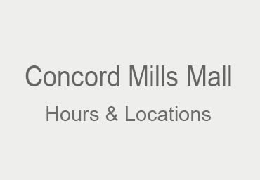 Concord Mills Mall hours