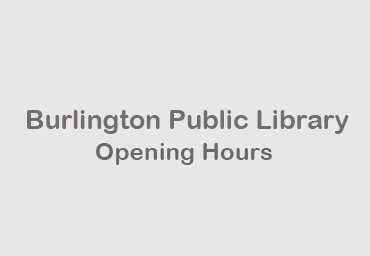 burlington library hours